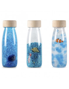 3 bouteilles sensorielles...
