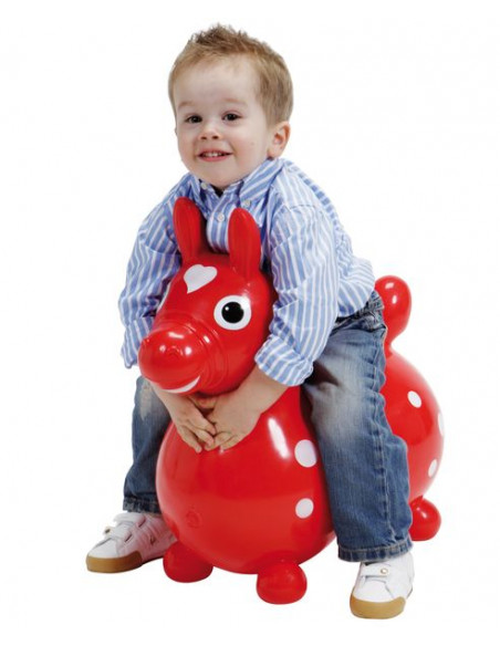 Rody cheval sauteur rouge - Ballon sauteur