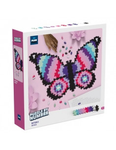 PlusPlus Puzzle par numéros papillon 800 pièces