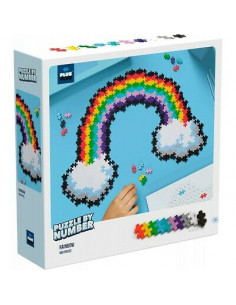 PlusPlus Puzzle par numéros arc en ciel 500 pièces