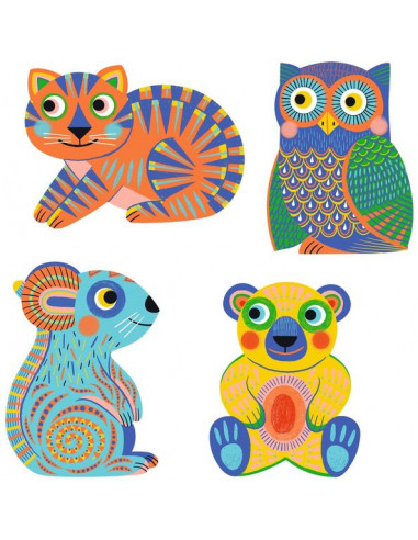 Coloriage à l'eau Animalo-Ma - Djeco Coloriage à l'eau Animalo-Ma - Djeco