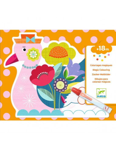 Coloriage à l'eau Animalo-Len - Djeco Coloriage à l'eau Animalo-Len - Djeco