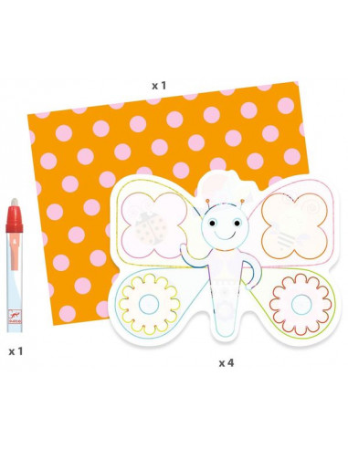 Coloriage à l'eau Animalo-Len - Djeco Coloriage à l'eau Animalo-Len - Djeco