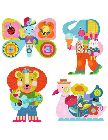 Coloriage à l'eau Animalo-Len - Djeco Coloriage à l'eau Animalo-Len - Djeco