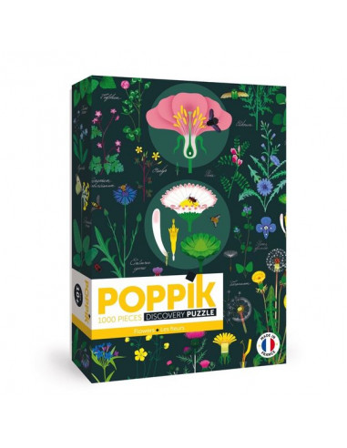 Puzzle Les fleurs 1000 pièces - Poppik