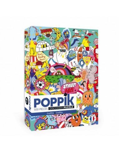 Puzzle Graffitis 500 pièces - Poppik