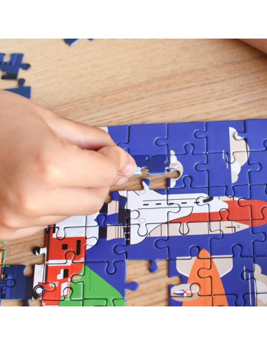 Puzzle Les véhicules 280 pièces - Poppik Puzzle Les véhicules 280 pièces - Poppik