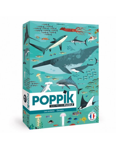Puzzle les océans 500 pièces - Poppik