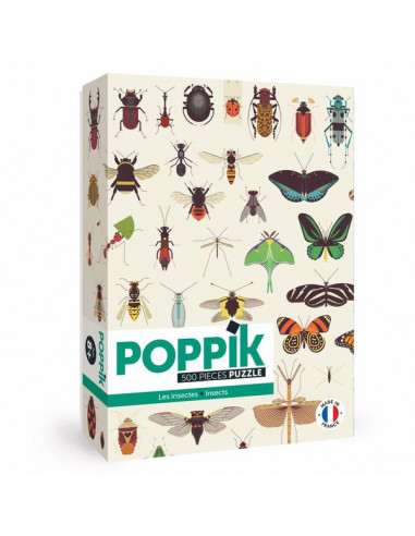 Puzzle les insectes 500 pièces - Poppik