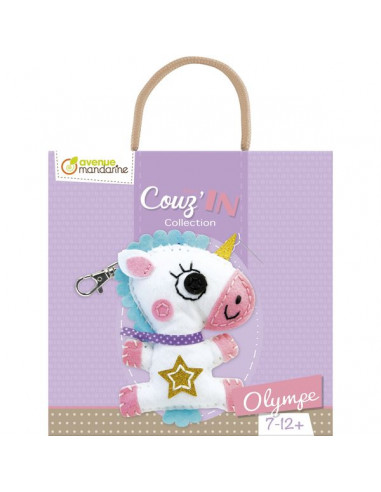 Mini Couz'in Olympe la licorne à...