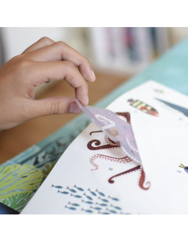 Poster en stickers océans - Poppik Poster en stickers océans - Poppik