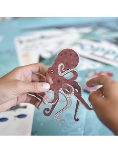 Poster en stickers océans - Poppik Poster en stickers océans - Poppik