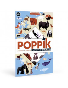 Poster en stickers animaux...