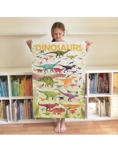 Poster en stickers dinosaures - Poppik Poster en stickers dinosaures - Poppik