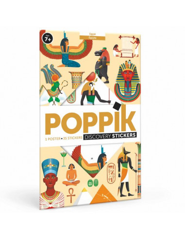 Poster en stickers Egypte - Poppik