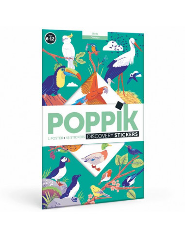 Poster en stickers Oiseaux - Poppik