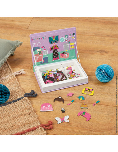 Jeu Magnetibook Fille - Janod Jeu Magnetibook Fille - Janod