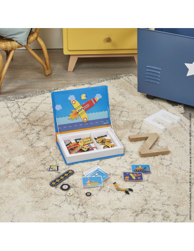 Jeu Magnetibook Bolides - Janod Jeu Magnetibook Bolides - Janod