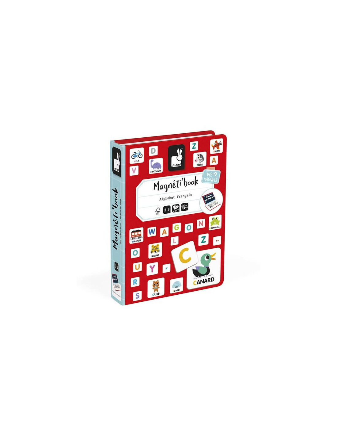 Magneti'Book Alphabet Français - Un jeu Janod - Boutique BCD Jeux