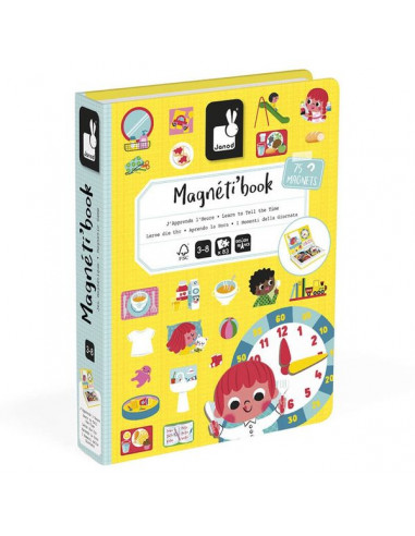 Magnetibook j'apprends l'heure - Janod