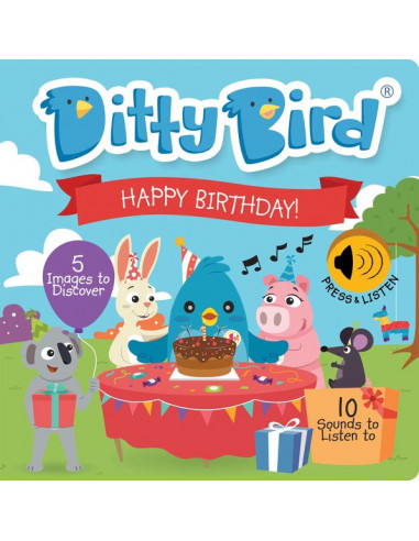 Livre sonore Happy Birthday - Ditty Bird