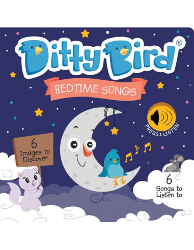Livre sonore Bedtime songs - Ditty Bird