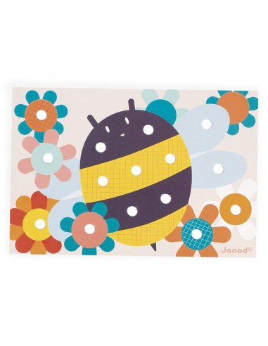 Mes premières mosaïques en bois - Janod Mes premières mosaïques en bois - Janod