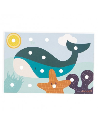 Mes premières mosaïques en bois - Janod Mes premières mosaïques en bois - Janod