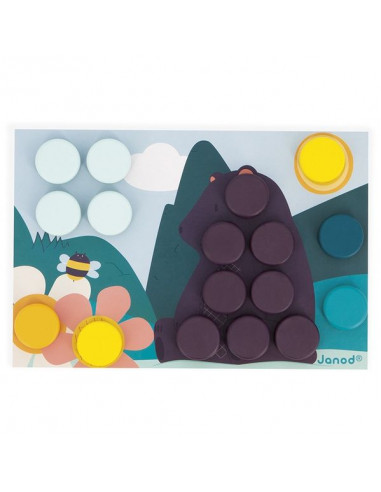 Mes premières mosaïques en bois - Janod Mes premières mosaïques en bois - Janod