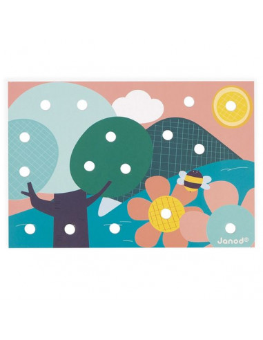 Mes premières mosaïques en bois - Janod Mes premières mosaïques en bois - Janod