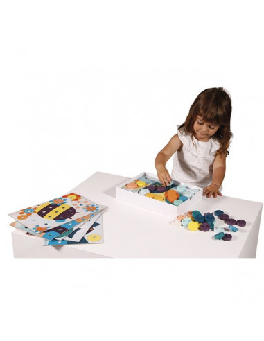 Mes premières mosaïques en bois - Janod Mes premières mosaïques en bois - Janod