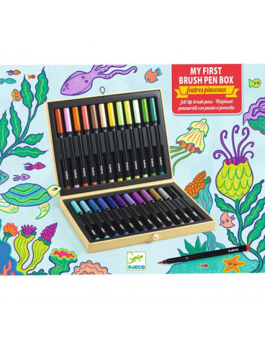 Mallette de mes 1ers feutres pinceaux... Mallette de mes 1ers feutres pinceaux...