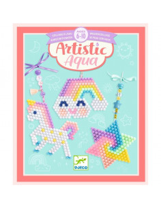 Collage à l'eau arc-en-ciel...