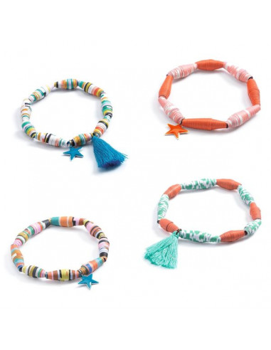 Perles papier et bracelets à créer... Perles papier et bracelets à créer...