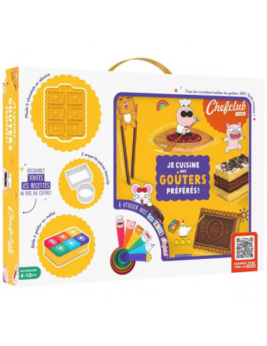 Coffret Je cuisine mes goûters préférés - Chefclub Kids