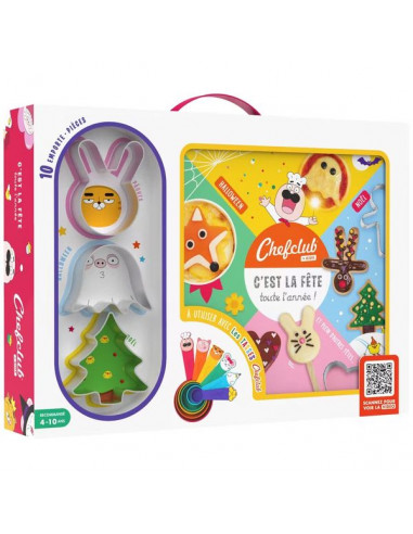 Chefclub Kids- Kit Couteau de Cuisine pour Enfants - Lame Acier