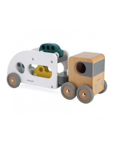 Camion porte autos avec 3 véhicules... Camion porte autos avec 3 véhicules...