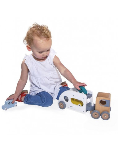 Camion porte autos avec 3 véhicules... Camion porte autos avec 3 véhicules...