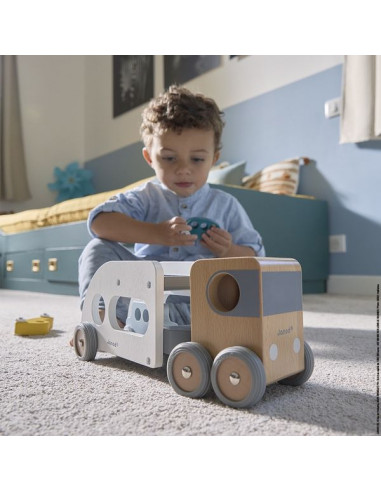 Camion porte autos avec 3 véhicules... Camion porte autos avec 3 véhicules...