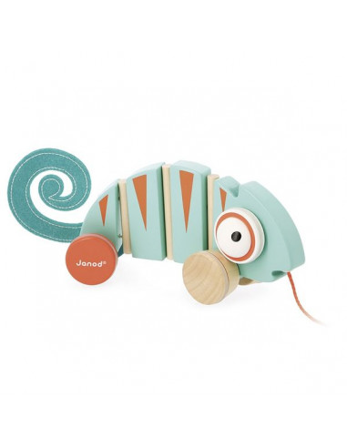 Caméléon à tirer Tropik - Janod