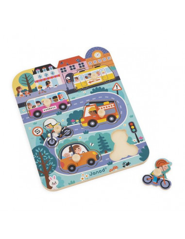 Puzzle dans la ville - Janod Puzzle dans la ville - Janod