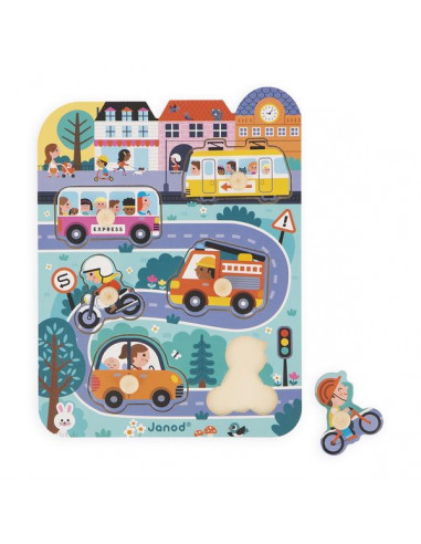 Puzzle dans la ville - Janod Puzzle dans la ville - Janod