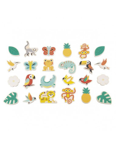 Magnets tropicaux 24 pièces Tropik -... Magnets tropicaux 24 pièces Tropik -...