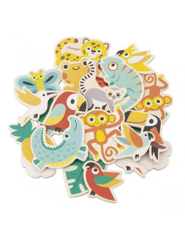 Magnets tropicaux 24 pièces Tropik -... Magnets tropicaux 24 pièces Tropik -...