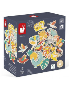 Magnets tropicaux 24 pièces...