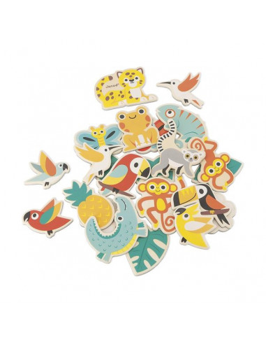 Magnets tropicaux 24 pièces Tropik -... Magnets tropicaux 24 pièces Tropik -...