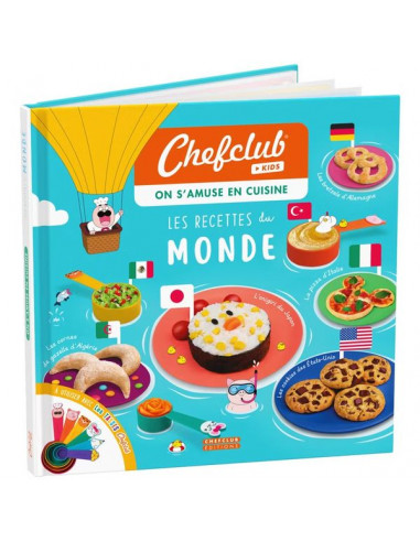 COLLECTIF - Cahier de recettes - Cuisine du monde - LIVRES -   - Livres + cadeaux + jeux