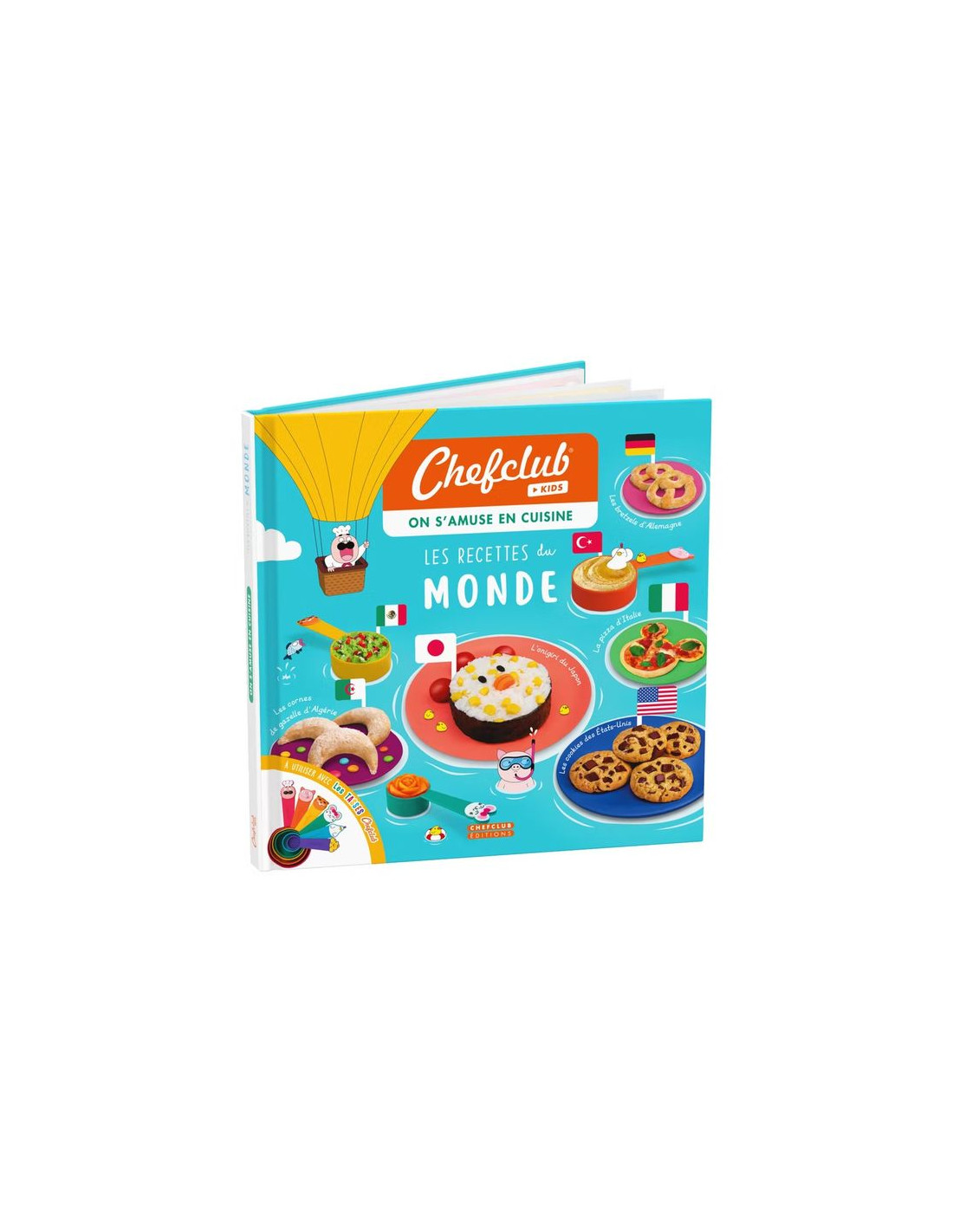 Chefclub - livre kids recettes du monde, jeux d'imitation