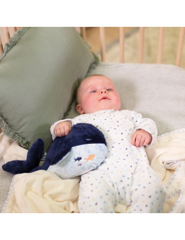Peluche bien-être baleine Petit calme... Peluche bien-être baleine Petit calme...