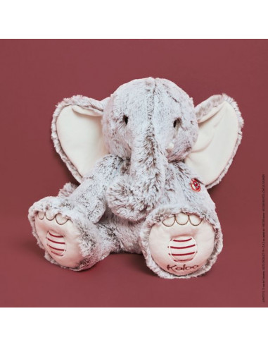 Peluche éléphant Noa 38 cm - Rouge Kaloo Peluche éléphant Noa 38 cm - Rouge Kaloo